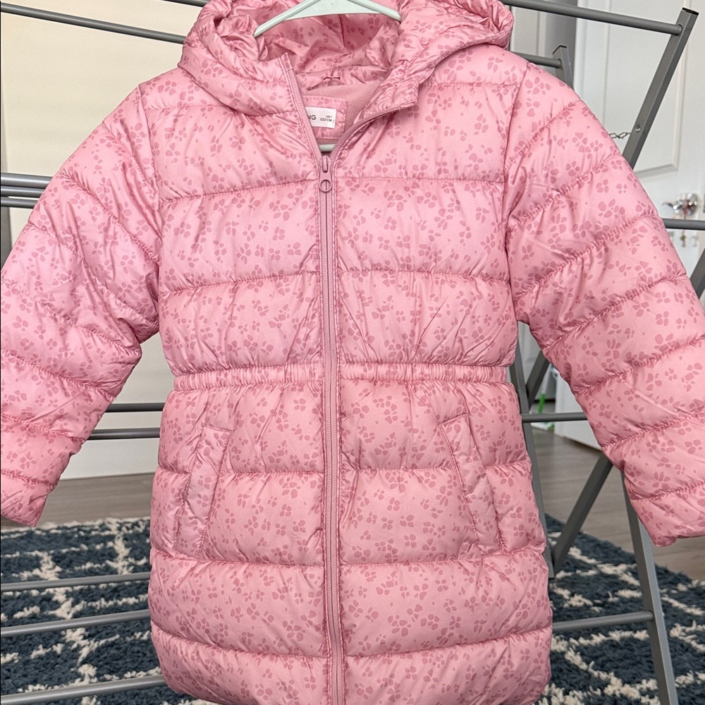 Mango Blush Pink Patterned Jacket